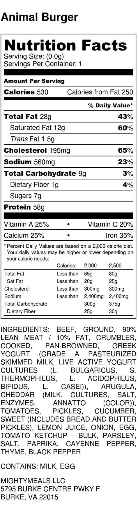 dairy queen nutrition calculator.